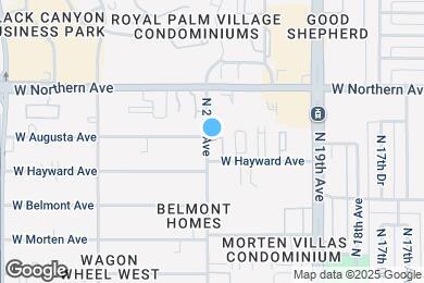 Map image of the property - 7853 N 21st Ave