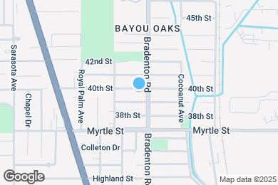 Map image of the property - 1176 40th St