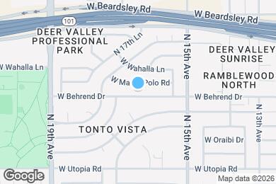 Map image of the property - 1624 W Behrend Dr