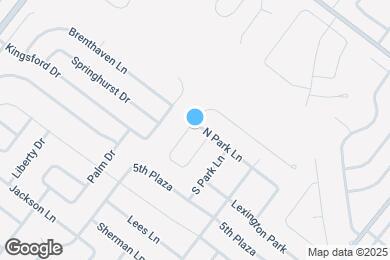 Map image of the property - 1080 N Park Ln