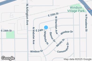 Map image of the property - 2343 Magnolia Pl