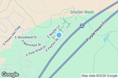 Map image of the property - 1415 E Payton Way