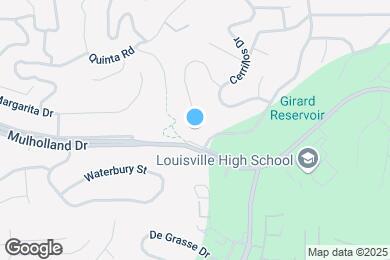 Map image of the property - 22421 Mulholland Dr