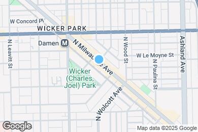 Map image of the property - 1466 N Milwaukee Ave