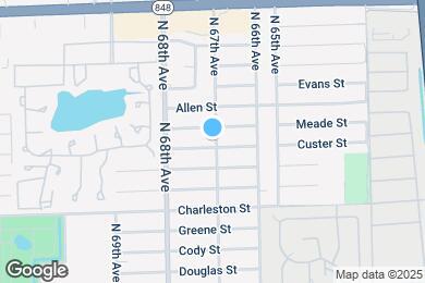 Map image of the property - 6701 Custer St