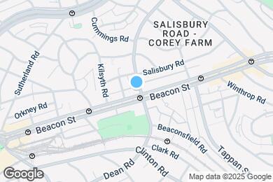 Map image of the property - 1776 Beacon St