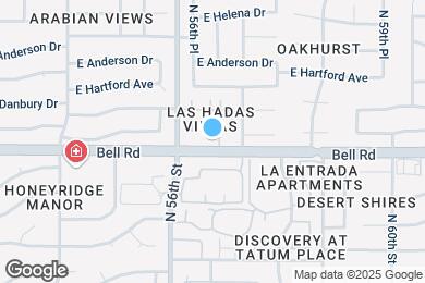 Map image of the property - 5640 E Bell Rd