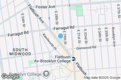 Map image of the property - 1457 Flatbush Ave