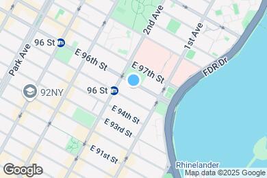 Map image of the property - 306 E 96th St