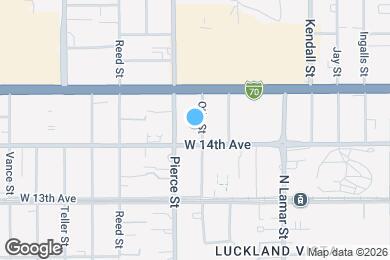 Map image of the property - 1427 Otis St
