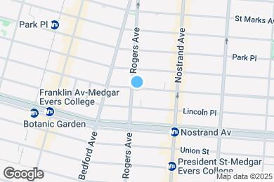 Map image of the property - 764 St Johns Pl