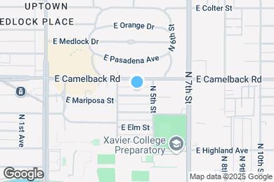 Map image of the property - 322 E Mariposa St