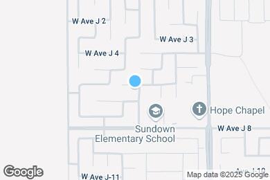 Map image of the property - 6202 W Avenue J5