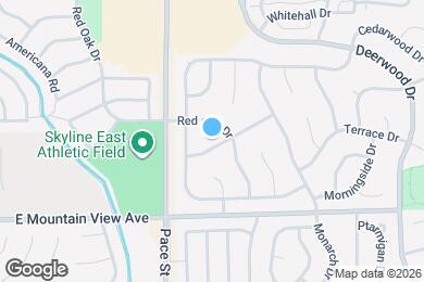 Map image of the property - 1022 Woodside Rd