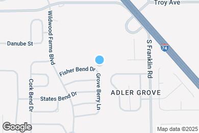 Map image of the property - 8138 Fisher Bend Dr