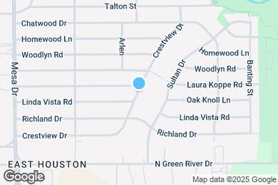 Map image of the property - 9334 Crestview Dr