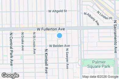 Map image of the property - 2321 N Spaulding Ave