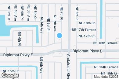 Map image of the property - 1620 NE 7th Pl
