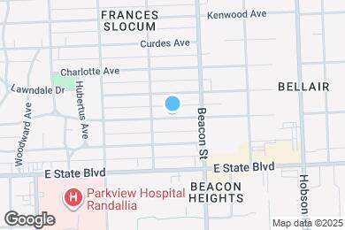 Map image of the property - 2629 Dodge Ave