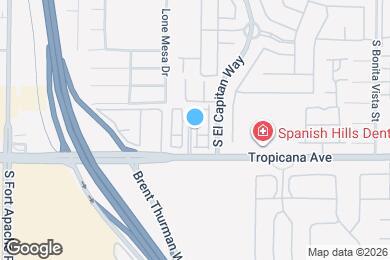 Map image of the property - 9050 W Tropicana Ave