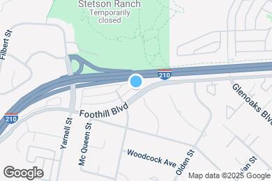 Map image of the property - 15745 Foothill Blvd