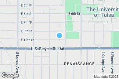 Map image of the property - 2631 E 10th St