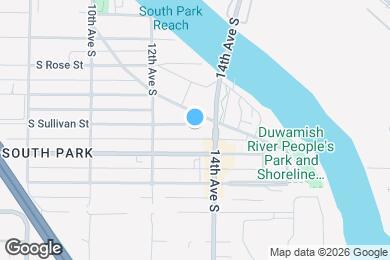 Map image of the property - 1245 S Sullivan St