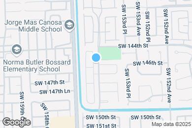 Map image of the property - 14573 SW 155th Pl
