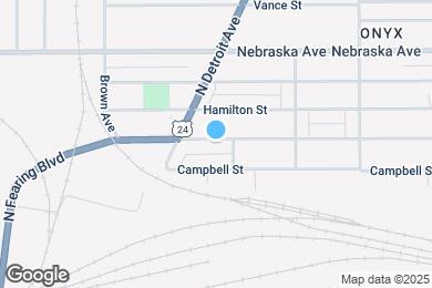 Map image of the property - 1617 Buckingham St