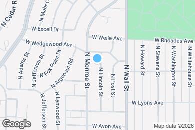 Map image of the property - 6905 N Lincoln St