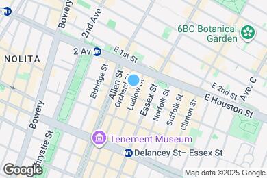 Map image of the property - 165 Ludlow St