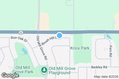 Map image of the property - 1045 Brush Hill Ln