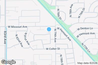Map image of the property - 5430 N 79th Dr