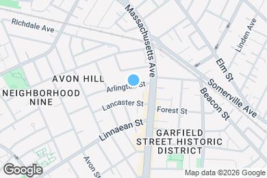 Map image of the property - 10 Arlington St