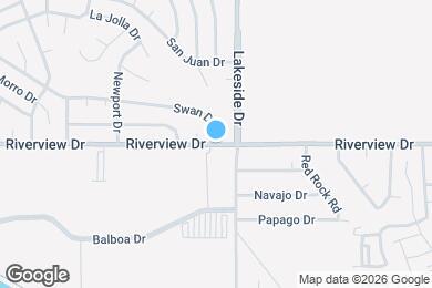 Map image of the property - 1234 Swan Dr