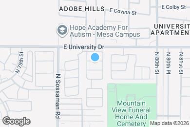 Map image of the property - 7733 E Butte St