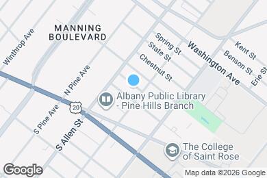 Map image of the property - 832 Jay St