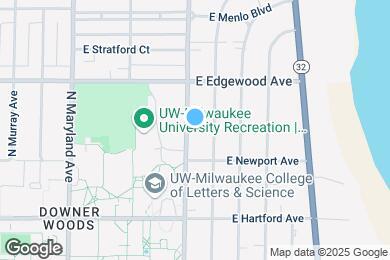 Map image of the property - 3438 N Downer Ave