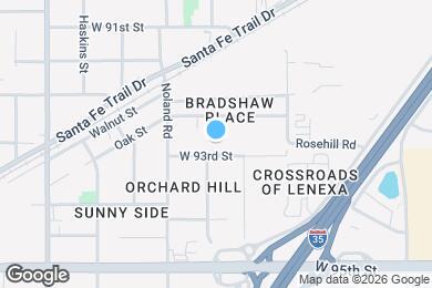 Map image of the property - 12906 W 93rd St