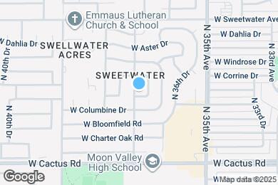 Map image of the property - 12603 N 37th Ave