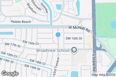 Map image of the property - 1601 SW 63rd Ter