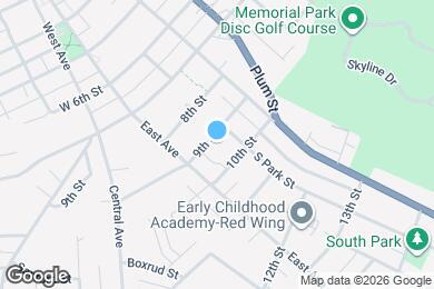 Map image of the property - 455 9th St