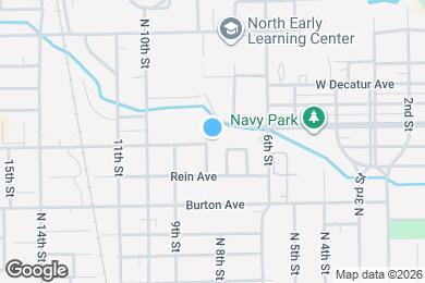 Map image of the property - 1702 N 8th St