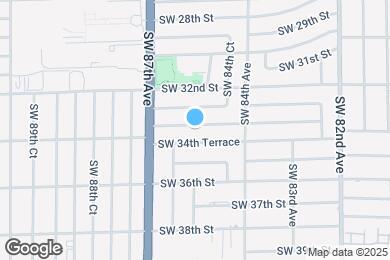 Map image of the property - 8480 SW 33rd Terrace