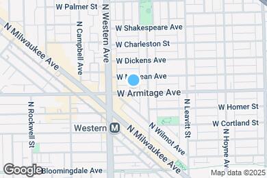 Map image of the property - 2320 W Armitage Ave