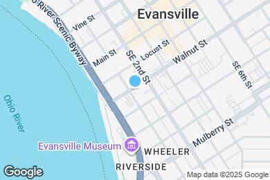 Map image of the property - The Evansville Lofts