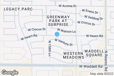 Map image of the property - 15844 W Ventura St