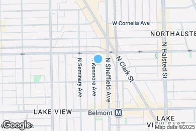 Map image of the property - 3333 N Kenmore Ave