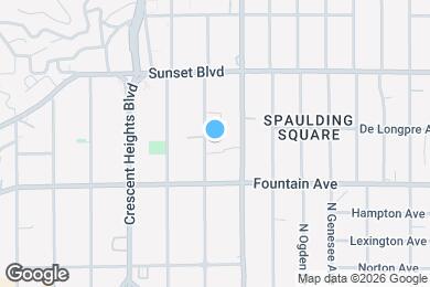 Map image of the property - 1350 Hayworth Ave