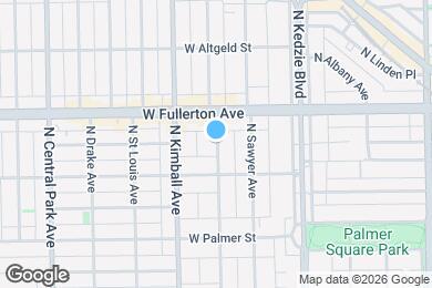 Map image of the property - 2328 N Spaulding Ave
